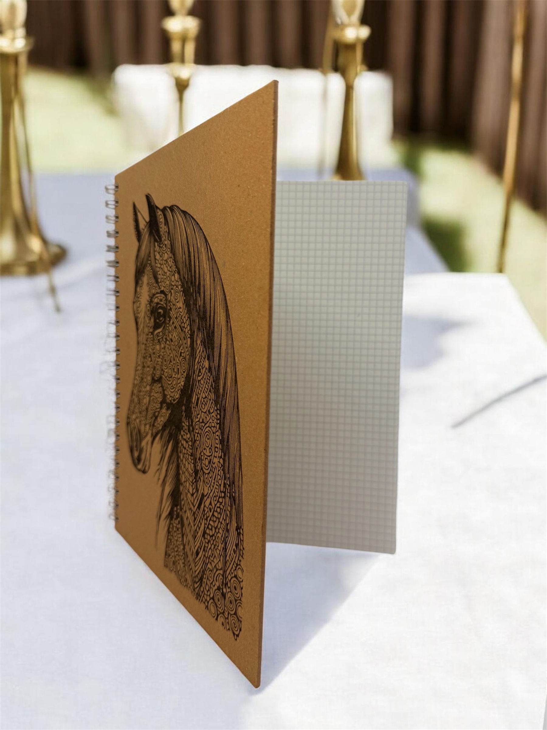 Carnet en carton A5 cheval Mandela  — vue 2