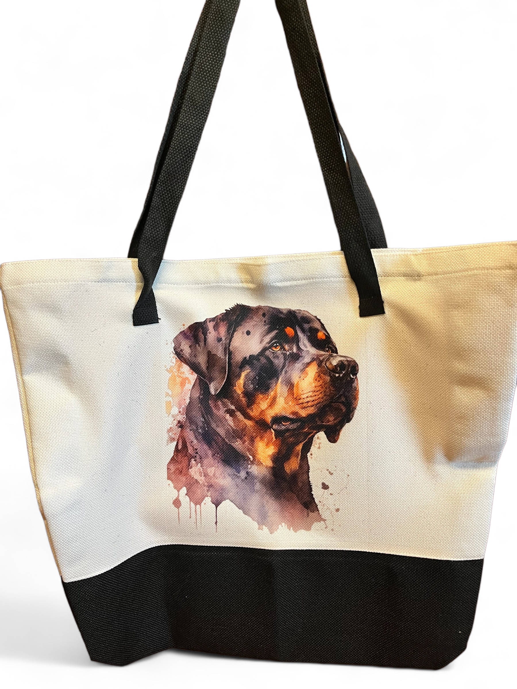 Sac de plage noir et blanc 'Rott'